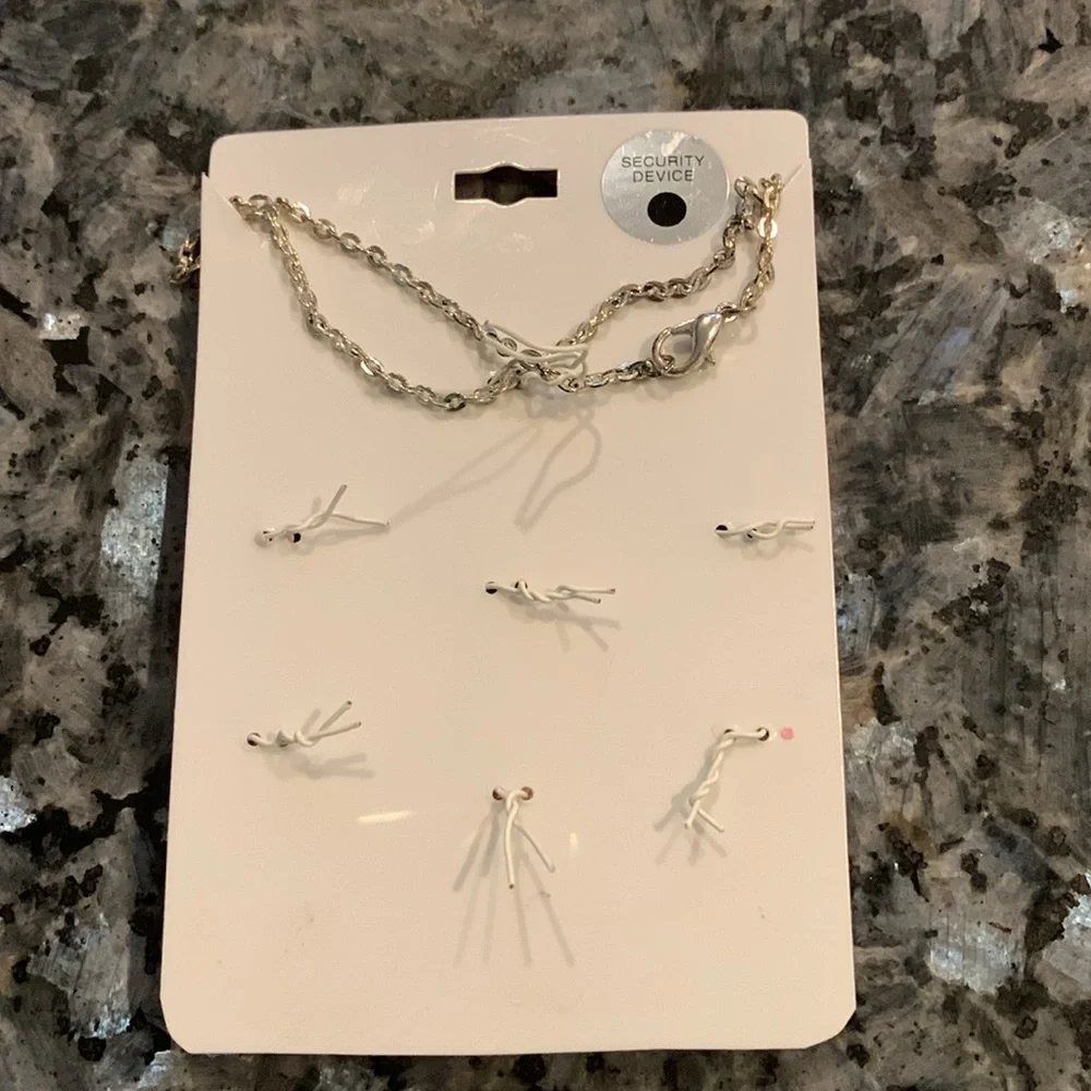 🎁NEW Weekly Necklace Girls 7 Charms Change Nickel Free Hypo Allergenic Gift